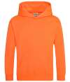 JH004B Kids Electric Hoodie Electric Orange colour image